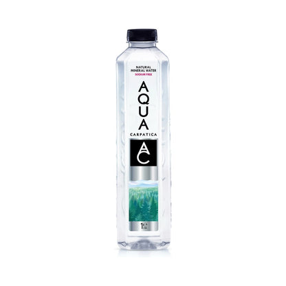 Aqua Carpatica Still Natural Mineral Water Sodium Free Bottles 1L - 6 Pack