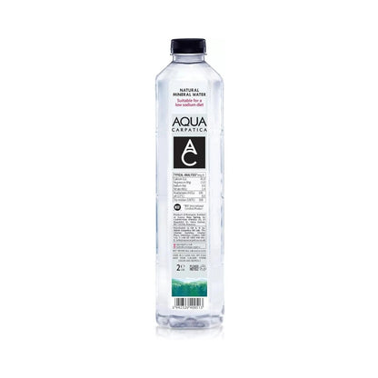 Aqua Carpatica Still Natural Mineral Water Sodium Free Bottles 2L - 6 Pack