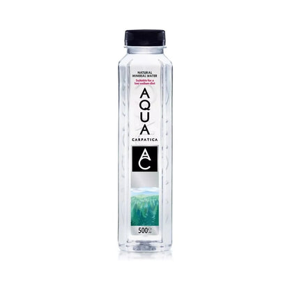 Aqua Carpatica Still Natural Mineral Water Sodium Free Bottles 500ml - 6 Pack
