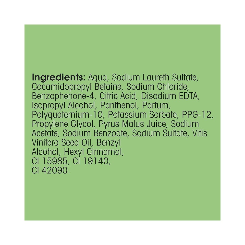 Alberto Balsam Juicy Green Apple Shampoo Bottles 350ml - Pack of 6