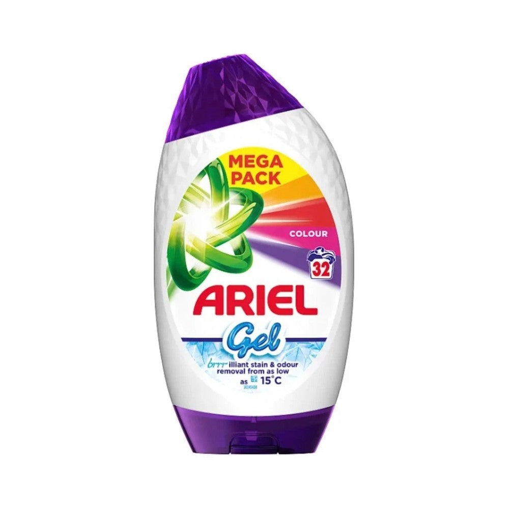 Ariel Gel Colour Stain & Odour Removal Liquid Laundry Detergent - 32 Washes