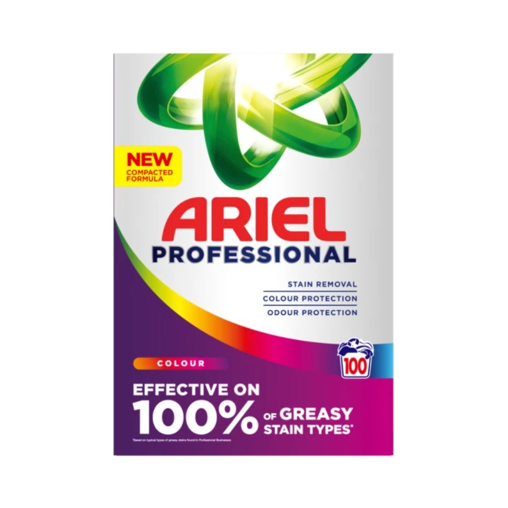 Ariel Professional Colour Protection Laundry Detergent Powder - 100 Washes