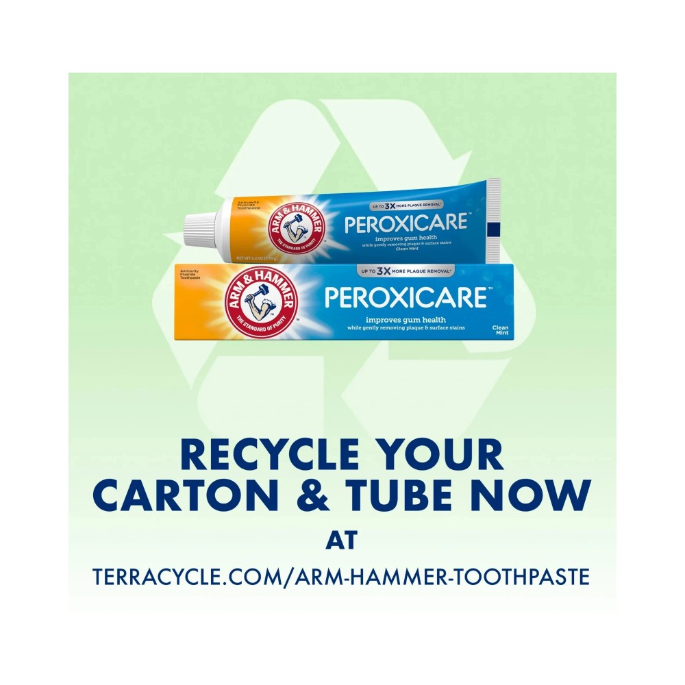 Arm & Hammer Peroxicare Clean Mint Toothpaste 6oz (170g)