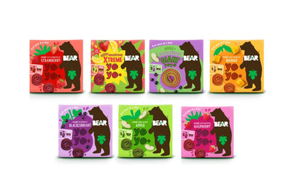 BEAR Yoyo’s Fruit Snack Rolls (5x20g) – Various Flavours