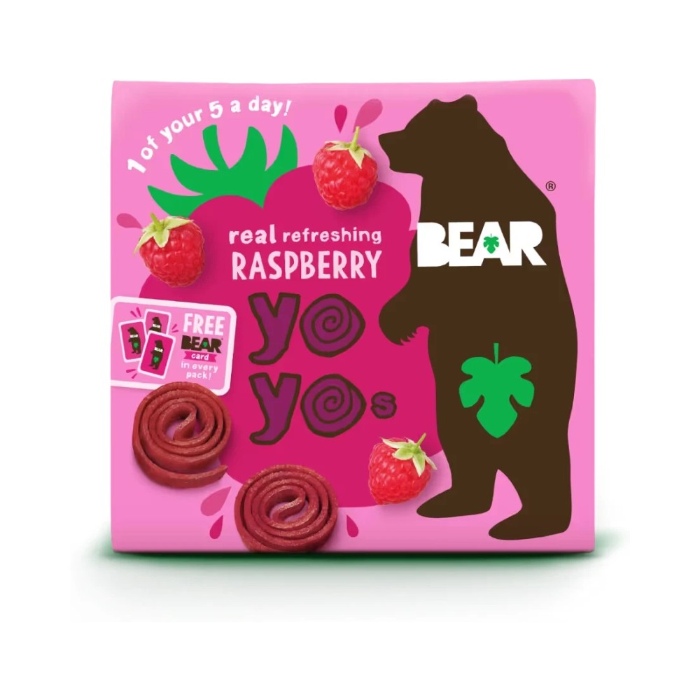 BEAR Yoyo’s Fruit Snack Rolls (5x20g) – Various Flavours