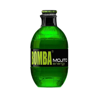 BOMBA! Energy Drink Grenade Glass Bottles - Various Flavours and Quantity