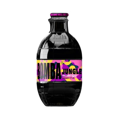 BOMBA! Energy Drink Grenade Glass Bottles - Various Flavours and Quantity