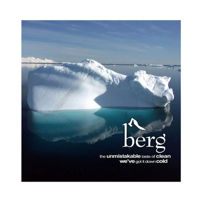 Berg Glass Water Bottle 750ml - Sourced from Icebergs