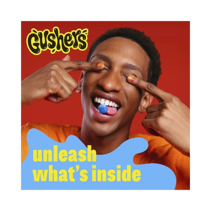 Fruit Gushers Blueberry Grape & Sour Blue Raspberry 6's 136g