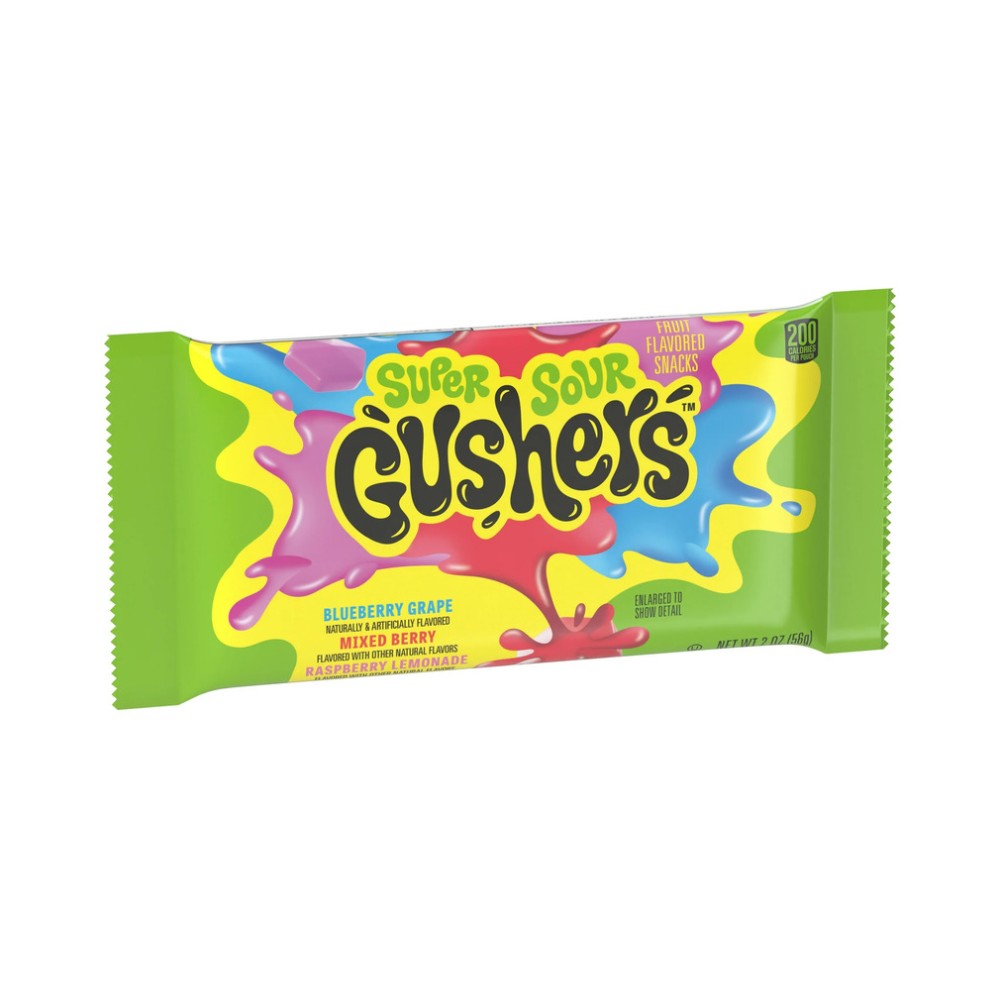 Gushers Super Sour Berry Pouch 1.9oz (54g)