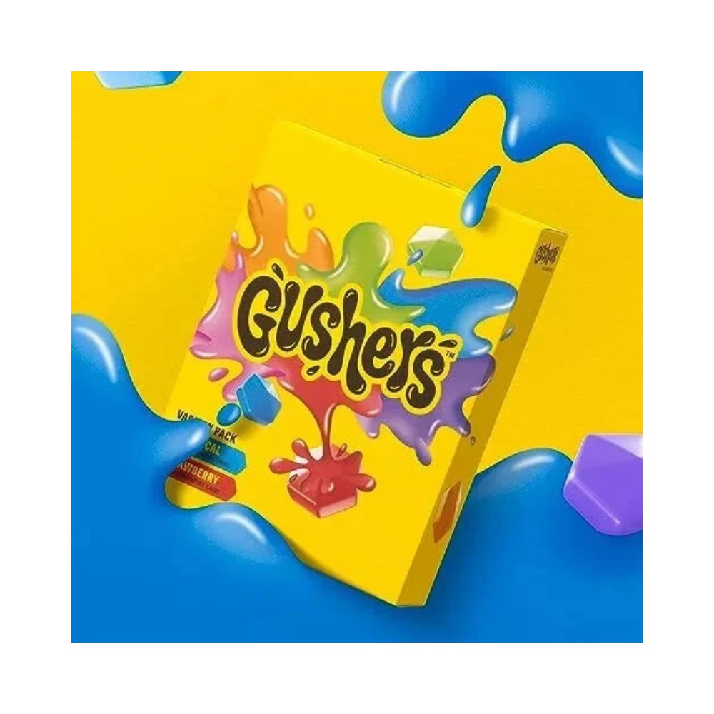 Fruit Gushers Strawberry & Tropical Variety Pack 6’s 136g
