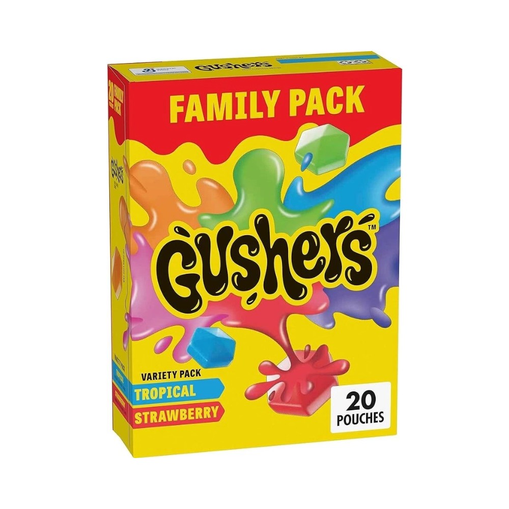 Fruit Gushers Strawberry & Tropical Variety Pack 20's 453g