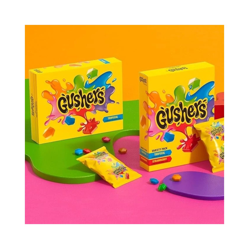 Fruit Gushers Strawberry & Tropical Variety Pack 20's 453g
