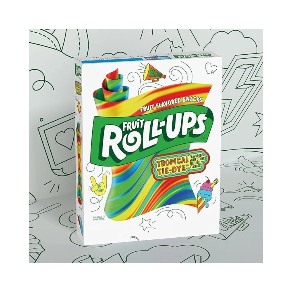 Fruit Roll Ups Tropical Tie Dye 10's 5oz (141g)