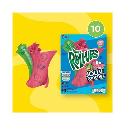 Fruit Roll Ups Joly Rancher Flavoured Variety Pack 10's 5oz (141g)