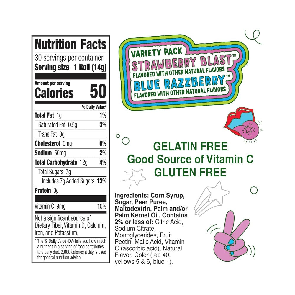 Fruit Roll Ups Variety Pack 30's