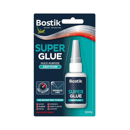 Bostik Easy Flow Multi Purpose Super Glue 20ml - Pack of 6