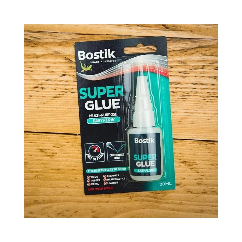 Bostik Easy Flow Multi Purpose Super Glue 20ml - Pack of 6
