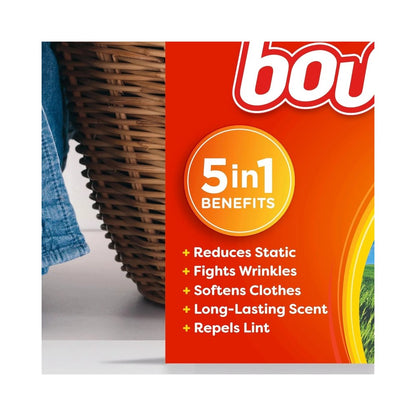 Bounce Outdoor Fresh Fabric Softener 240 Dryer Sheets