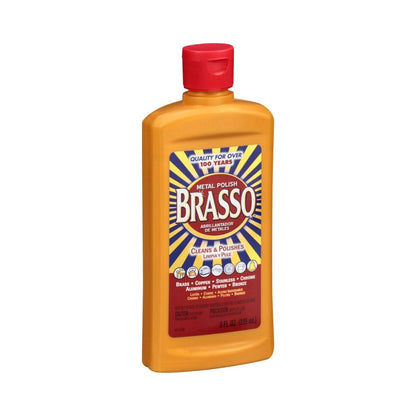 Brasso Multi-Purpose Metal Polish 8oz (235ml) - Cleans & Polishes