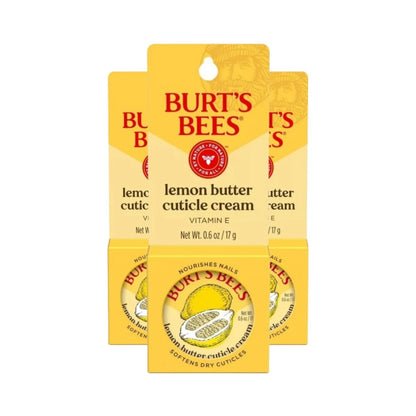 Burt's Bees Lemon Butter Cuticle Cream 0.6oz (17g) - Pack of 3
