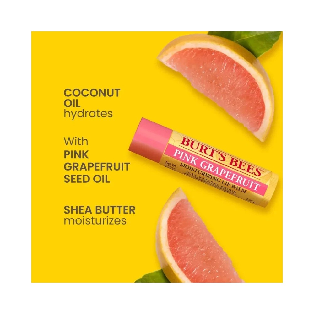 Burt's Bees Superfruit Flavoured Moisturizing Lip Balm 0.15oz - 4 Lip Balms