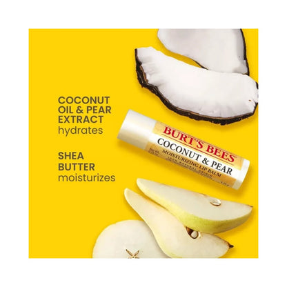 Burt's Bees Superfruit Flavoured Moisturizing Lip Balm 0.15oz - 4 Lip Balms