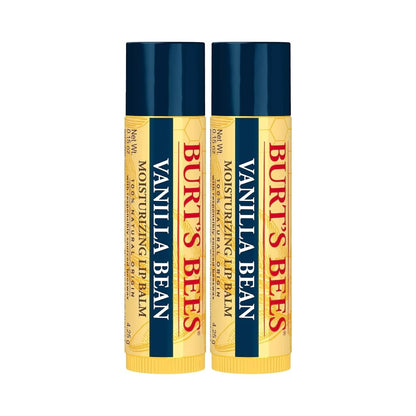 Burt's Bees Vanilla Bean Moisturizing Lip Balm 0.15oz - Pack of 2
