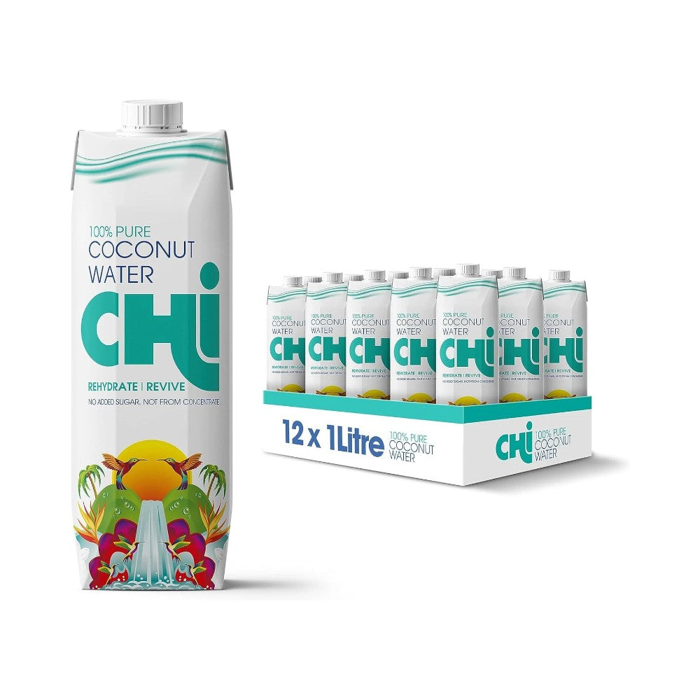 CHI 100% Pure Coconut Water 1L - Pack of 12