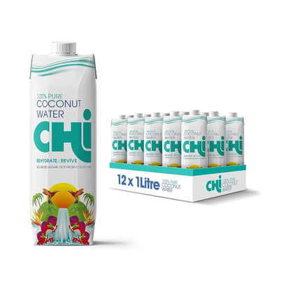 CHI 100% Pure Coconut Water 1L - Pack of 12