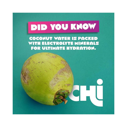 CHI 100% Pure Coconut Water 330ml - Pack of 12
