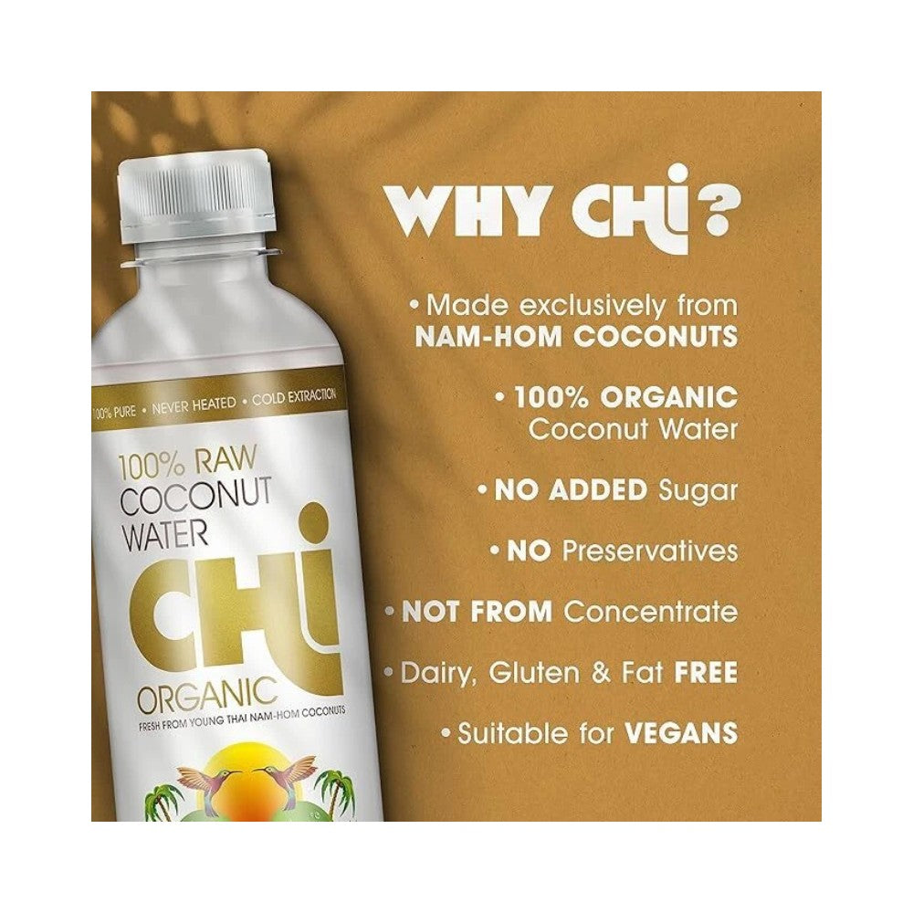 Chi 100% Organic Raw Coconut Water 250ml