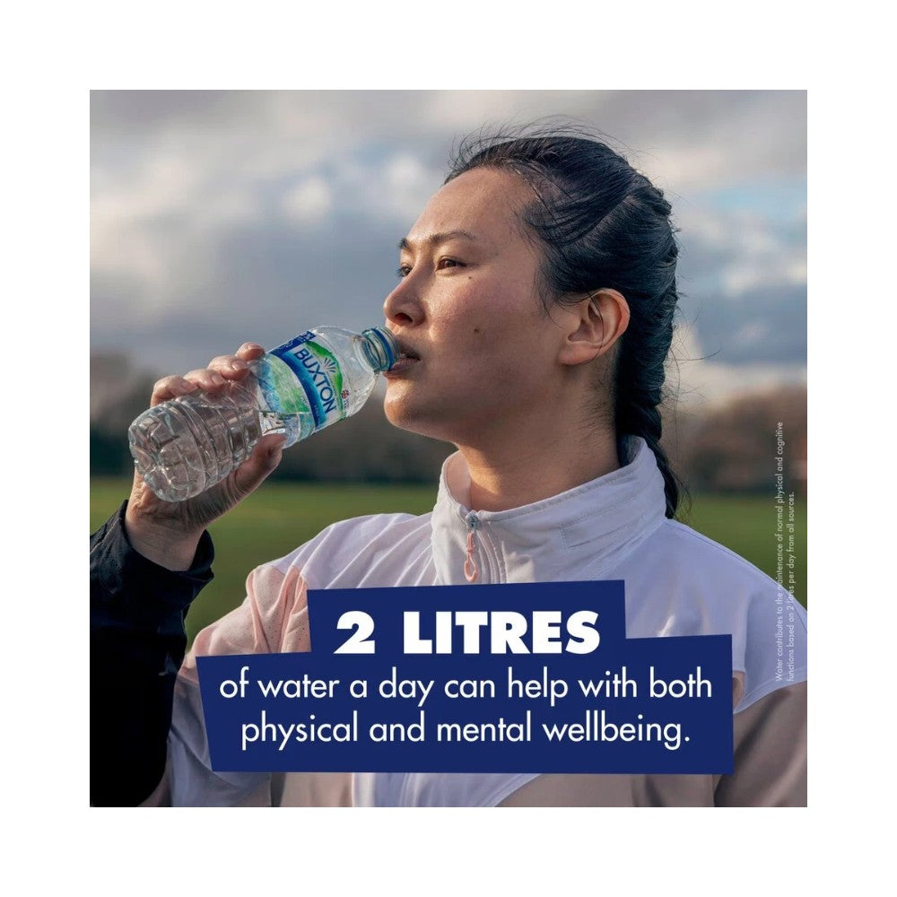 Buxton Natural Still Mineral Water 1L Sports Cap - Pack of 12
