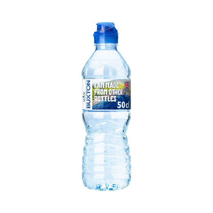 Buxton Natural Still Mineral Water 500ml Sports Cap - Pack of 24