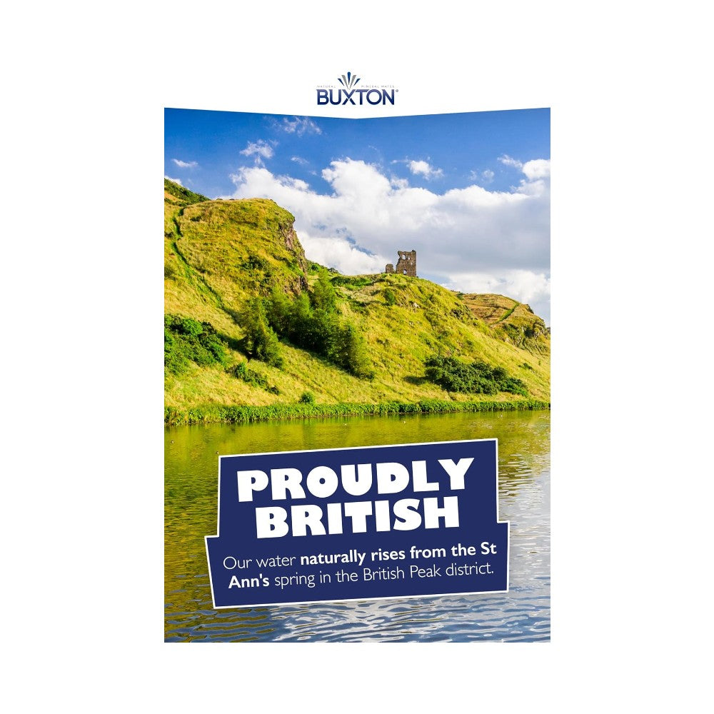 Buxton Still Natural Mineral Water Bottles 500ml - Pack of 8