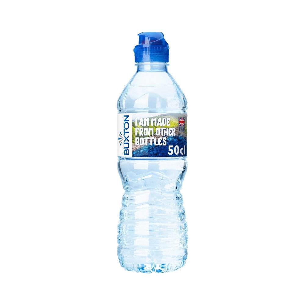 Buxton Natural Still Mineral Water Sports Cap 750ml - Pack of 15