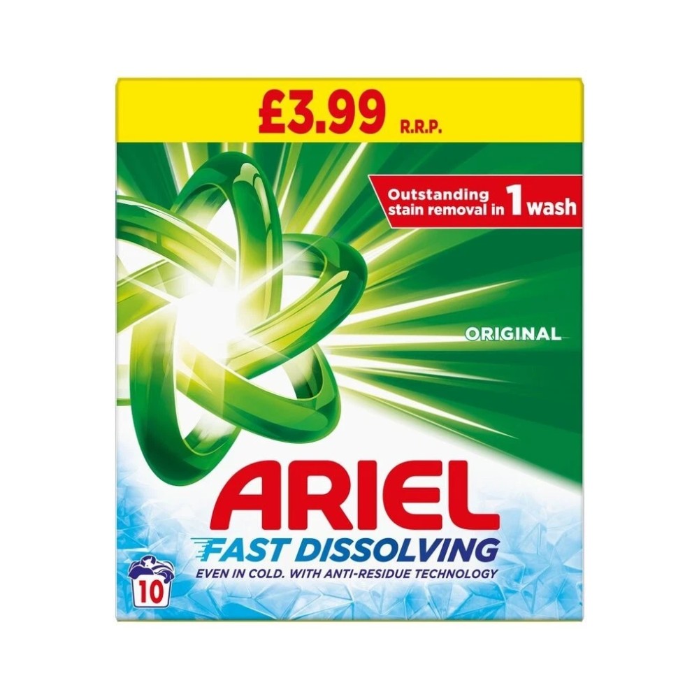 Ariel Original Laundry Detergent Powder 600g - 60 Washes
