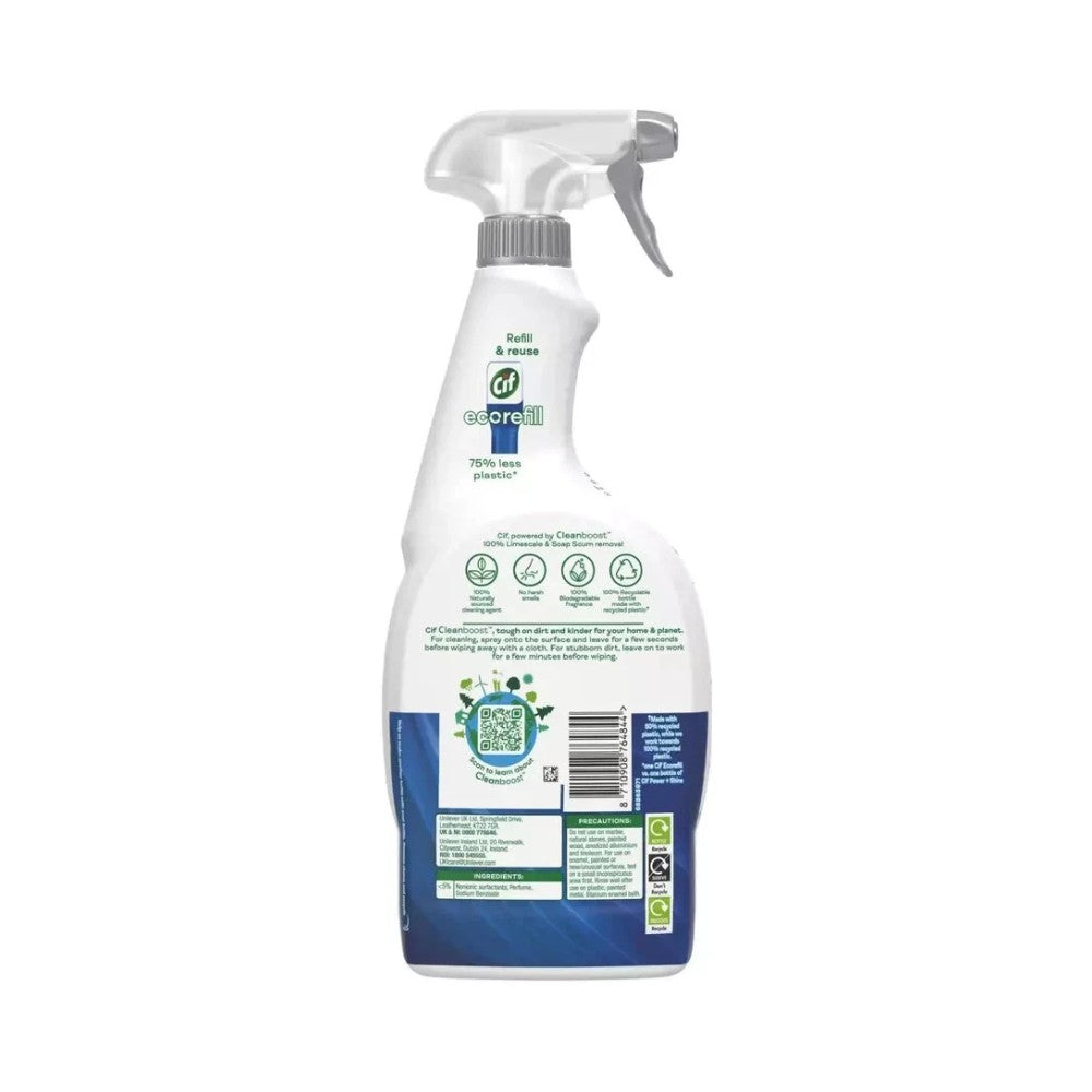 Cif Power & Shine Bathroom Limescale Removal Spray 700ml - Pack of 6