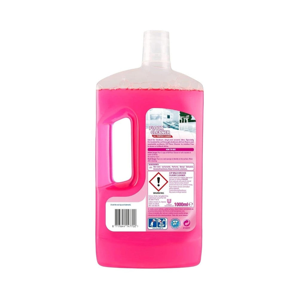Cif Floor Cleaner Wild Orchid 950ml - Pack of 8