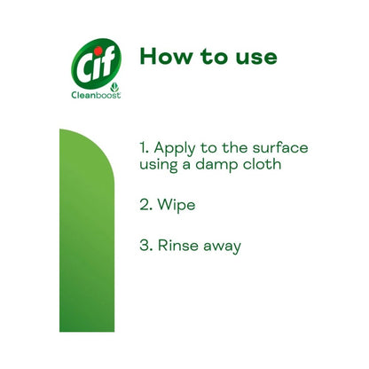 Cif Lemon Cream Cleaner Bottles 500ml - Pack of 8