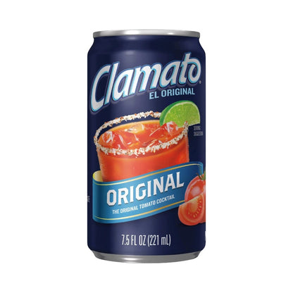 Clamato Original Tomato Cocktail Juice Cans 7.5oz (221ml) - Pack of 24