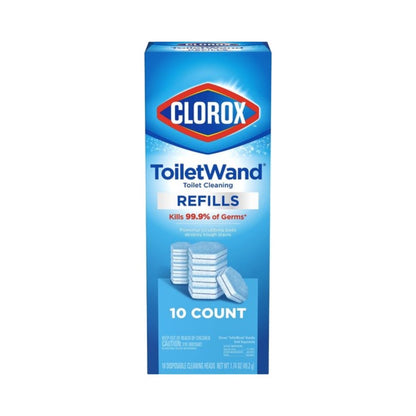 Clorox ToiletWand Disinfecting Refills - 10 Cleaning Heads