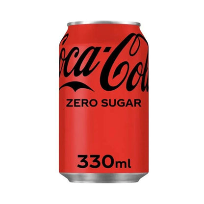 Coca Cola Zero Sugar Cans 330ml – Pack of 24