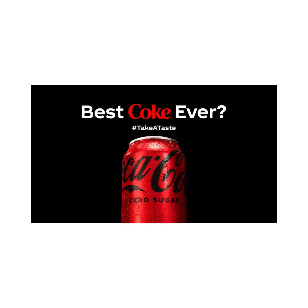 Coca Cola Zero Sugar Cans 330ml – Pack of 24