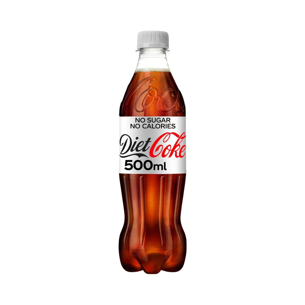 Diet Coke Bottles 500ml - Pack of 24