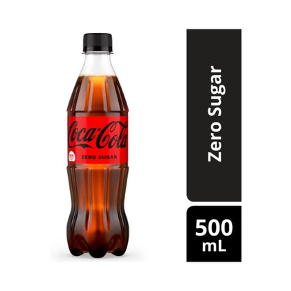 Coca Cola Zero Sugar Bottles 500ml - Pack of 24