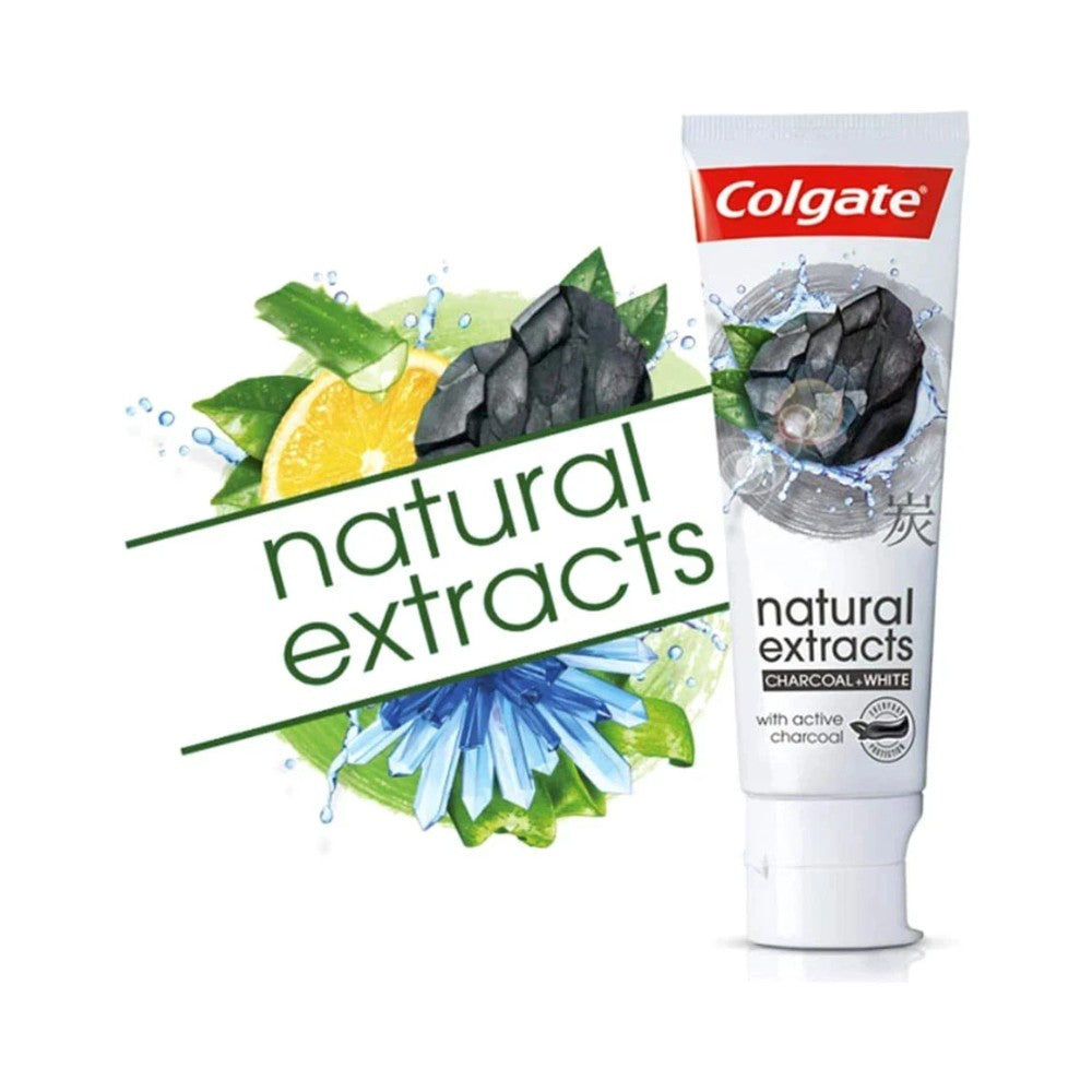 Colgate Charcoal + White Toothpaste 75ml - Pack of 3