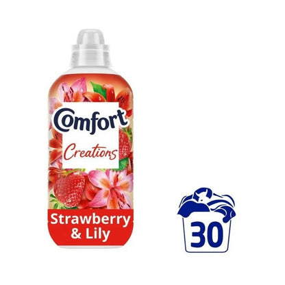 Comfort Creations Strawberry & Lily Fabric Conditioner 900ml - 30 Washes