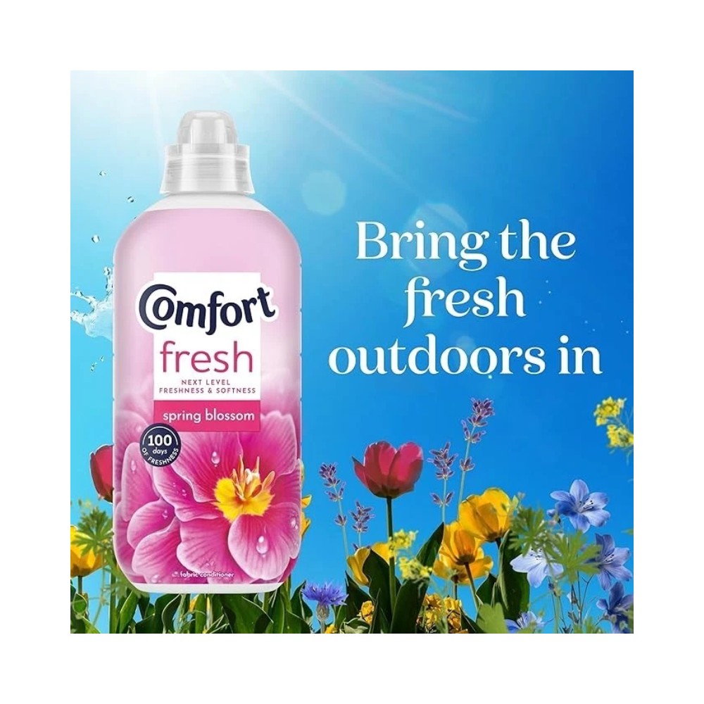 Comfort Fresh Spring Blossom Fabric Conditioner 990ml - 31 Washes