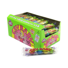 Dubble Bubble Cry Baby Extra Sour Bubble Gum Ball Tubes 4's (18g) - Pack of 36